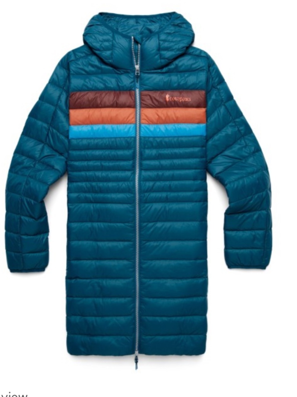 Parka: Cotopaxi Fuego Women’s Down Hooded Jacket Women’s Medium, Turquoise - Picture 2 of 6